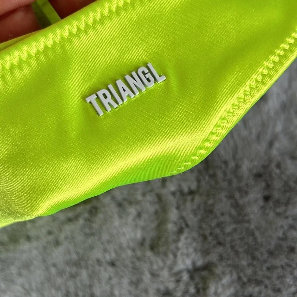 Triangl Swimwear Mylos Lemon Pop bikini bottom size M